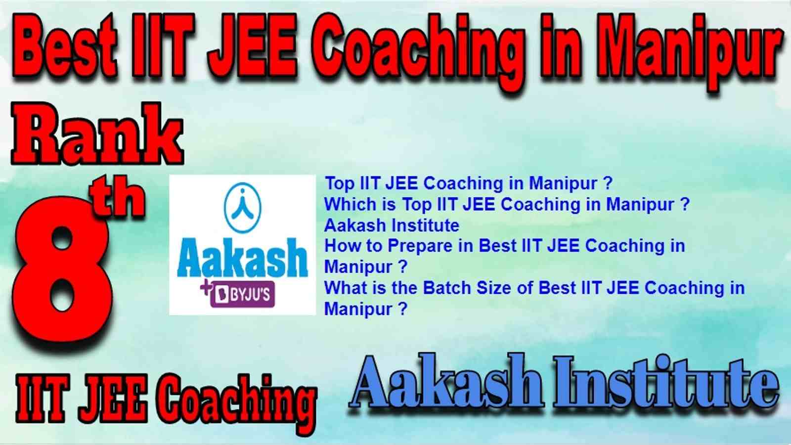 Best IIT JEE Coaching in Manipur