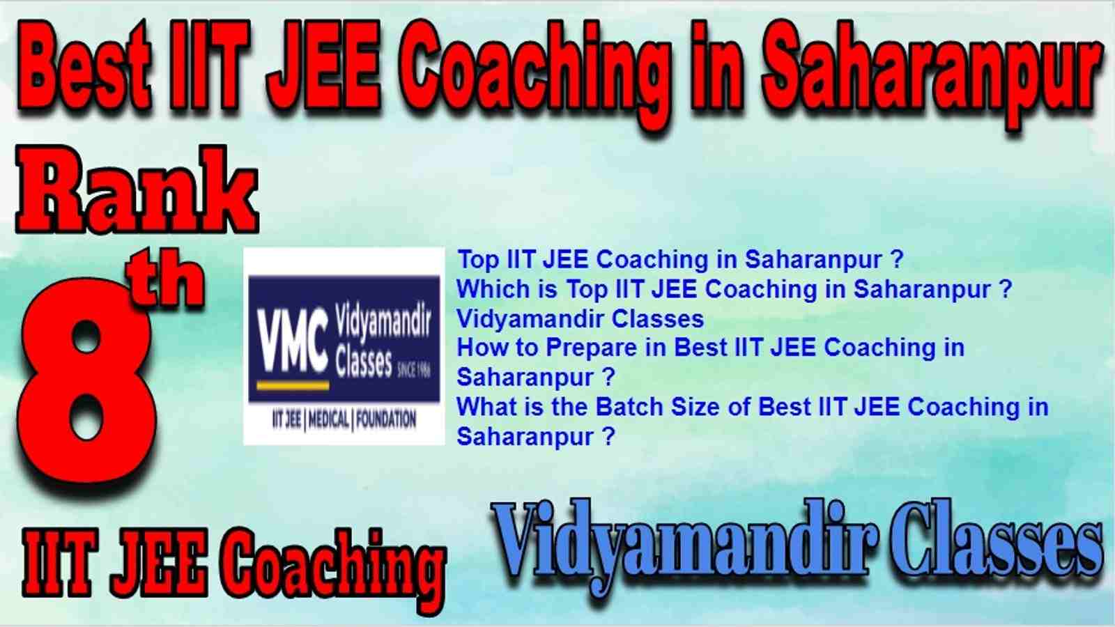 Best IIT JEE Coaching in Saharanpur