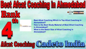 4th Top Afcat Coaching in Ahmedabad