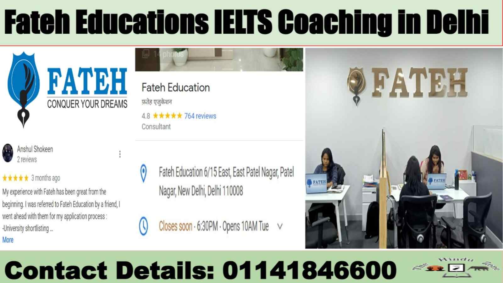 Fateh Education's IELTS Coaching in Delhi