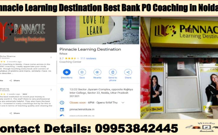 Pinnacle Learning Destination Bank PO Coaching in Noida