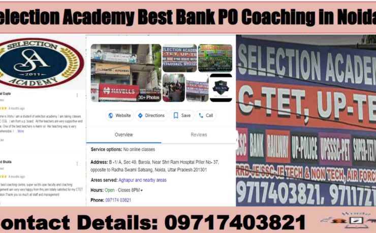 Selection Academy Best Bank PO Coaching In Noida