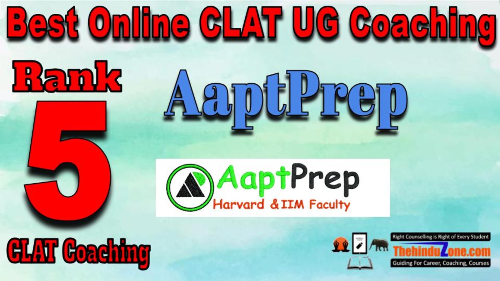 Rank 5. AaptPrep Best Online CLAT UG Coaching