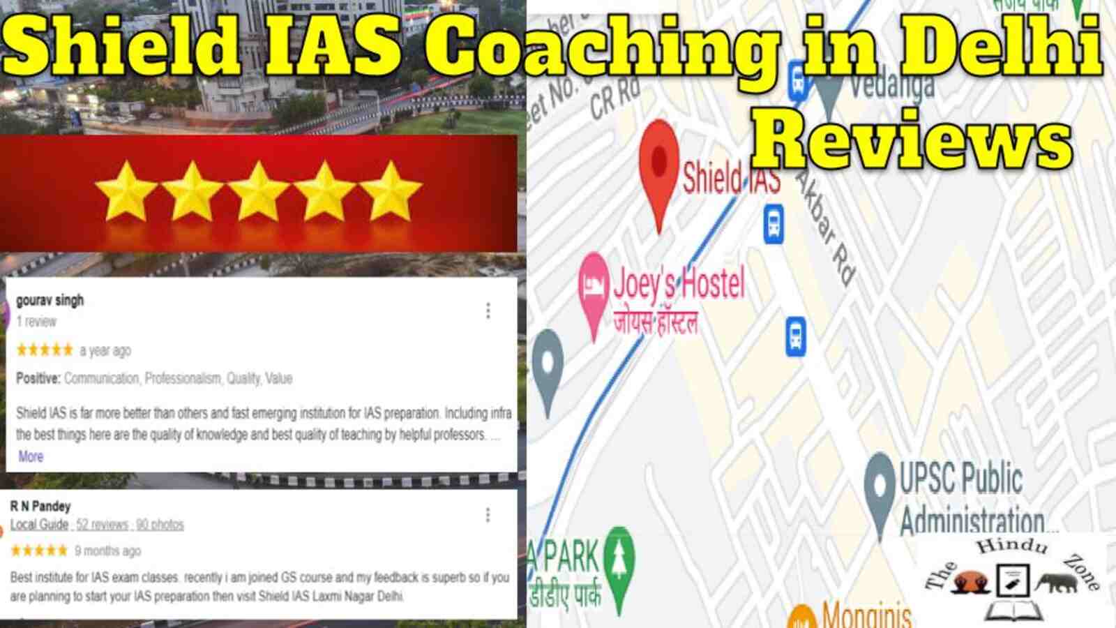 Shield IAS Coaching in Delhi reviews