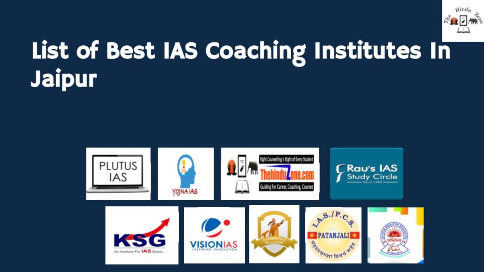 List of Best IAS Coaching in Jaipur. Best IAS Coaching in Jaipur for UPSC. List of Best IAS Coaching in Jaipur with contact detail, location, fee structure. List of Best IAS Coaching in Jaipur