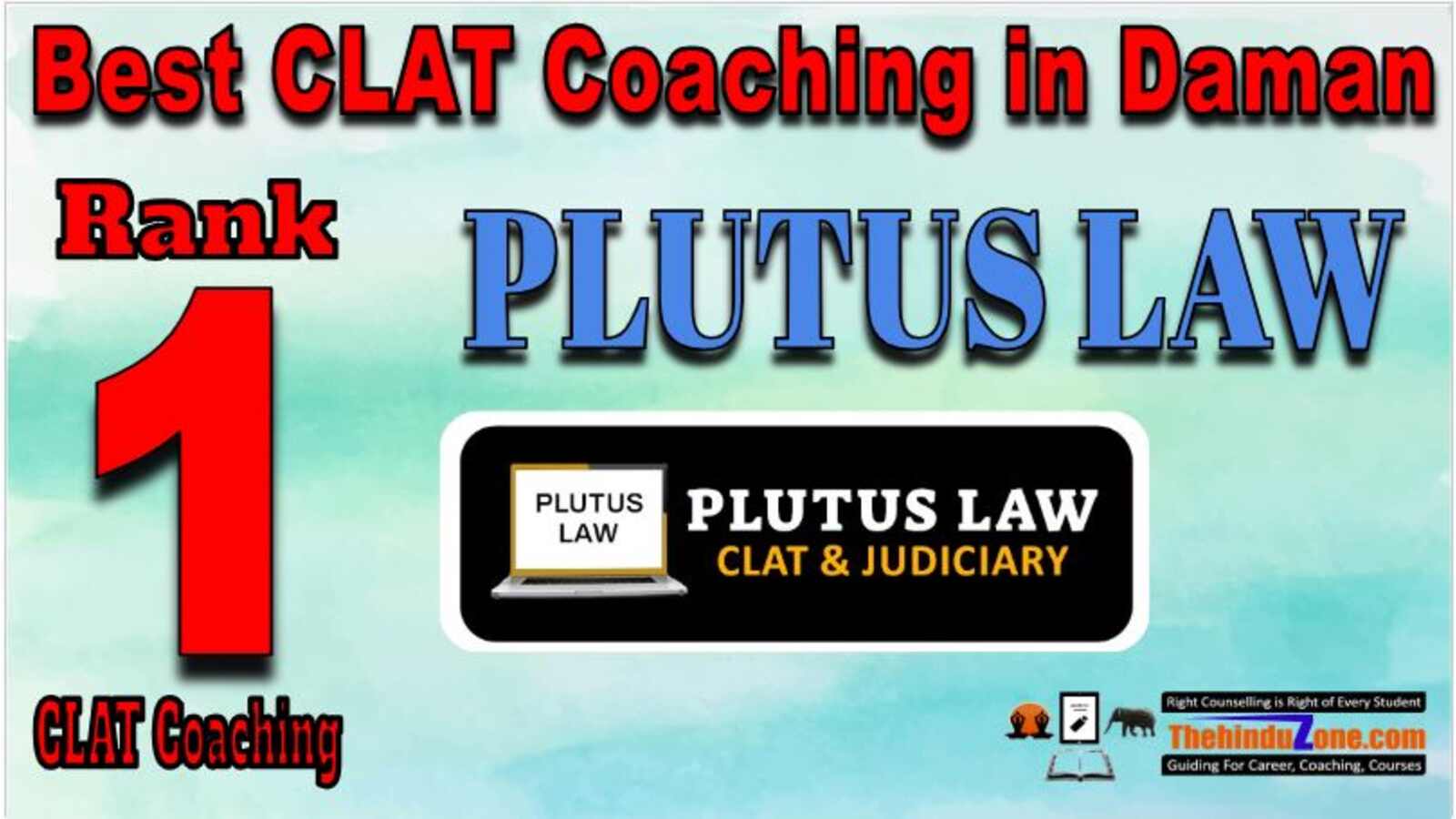  Rank 1 Plutus law CLAT  coaching in Daman