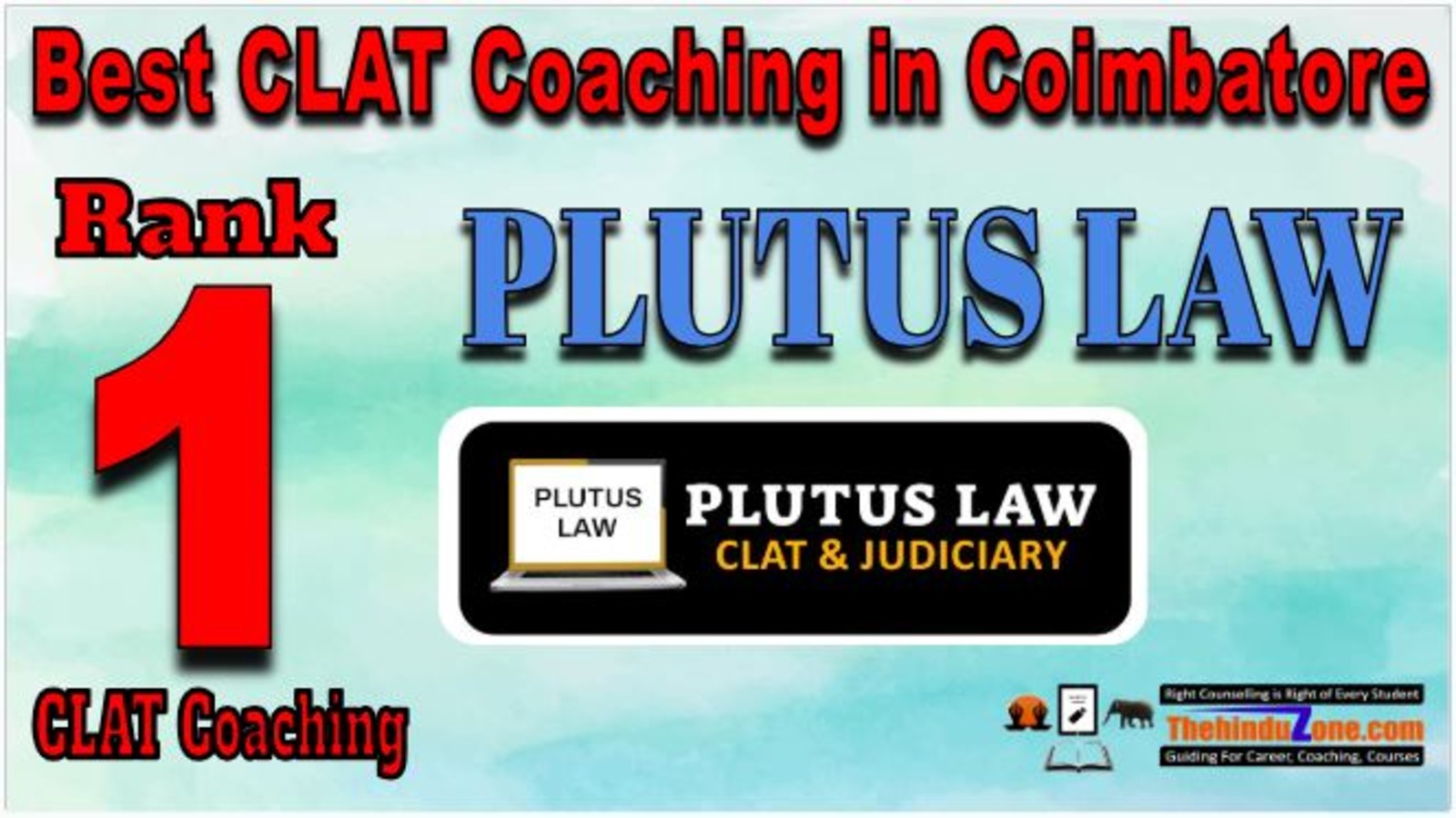 Rank 1. Plutus Law Best CLAT Coaching in Coimbatore