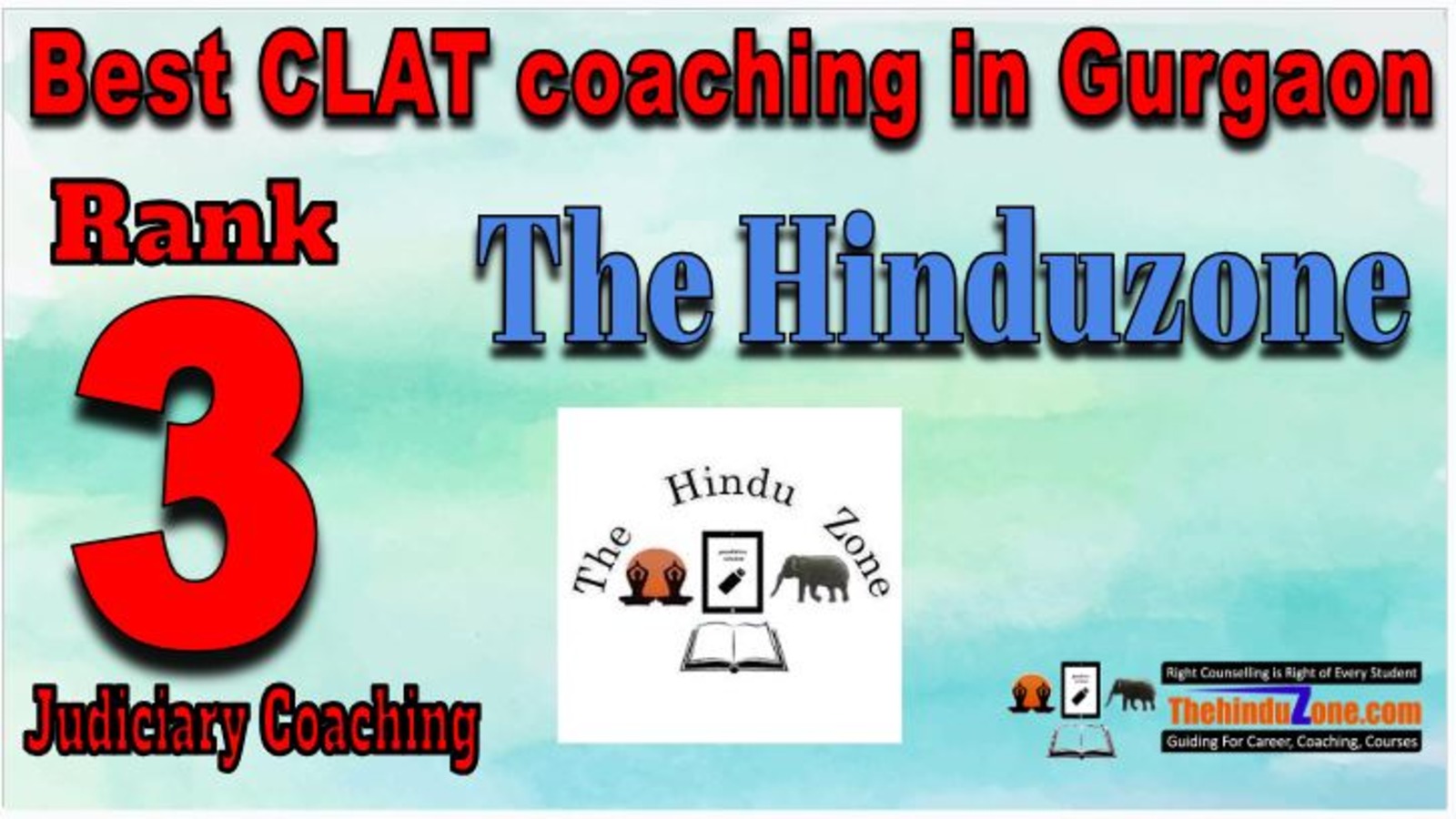 Rank 3. The Hindu Zone CLAT Coaching in Gurgaon