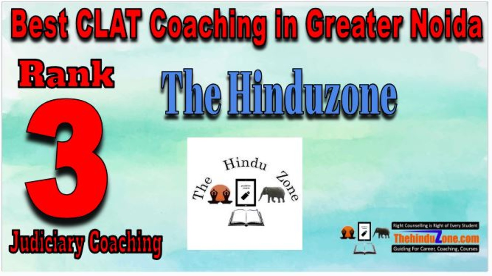 Rank 3. The Hinduzone Best CLAT Coaching in Guwahati