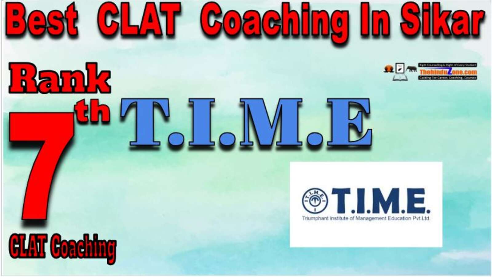 T.I.M.E CLAT Coaching in Sikar