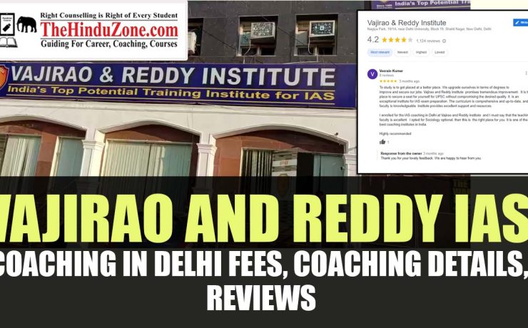 Vajirao and Reddy IAS Coaching in Delhi