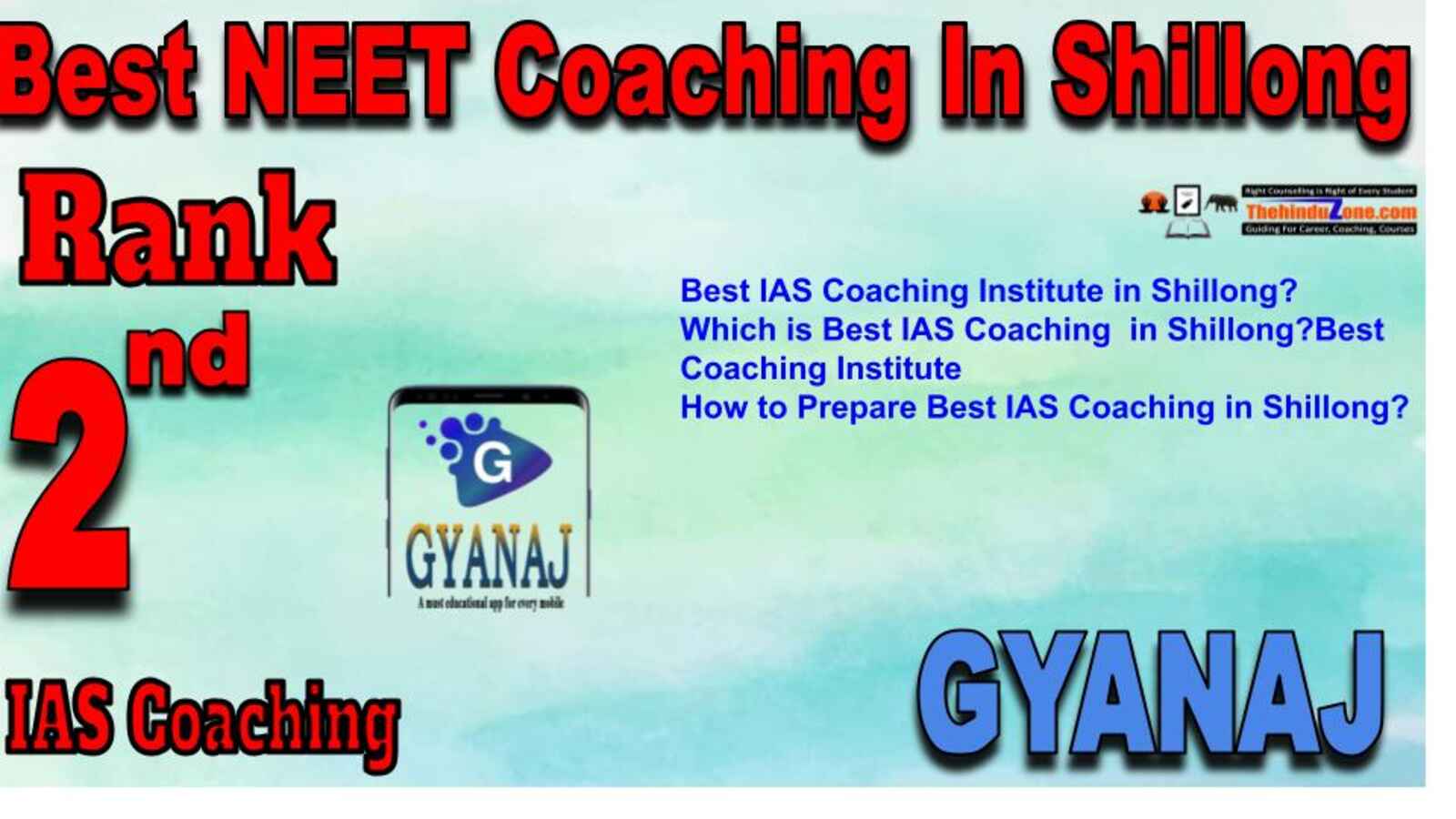 Rank 2 best NEET Coaching in Shillong