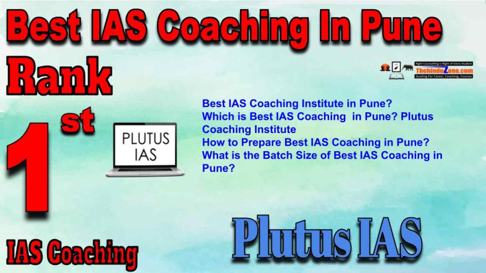 Rank 1 best IAS Coaching in Pune