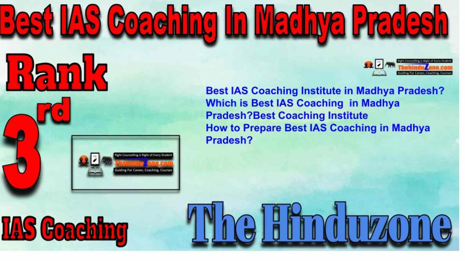 Rank 3 Best IAS Coaching in Madhay Pradesh