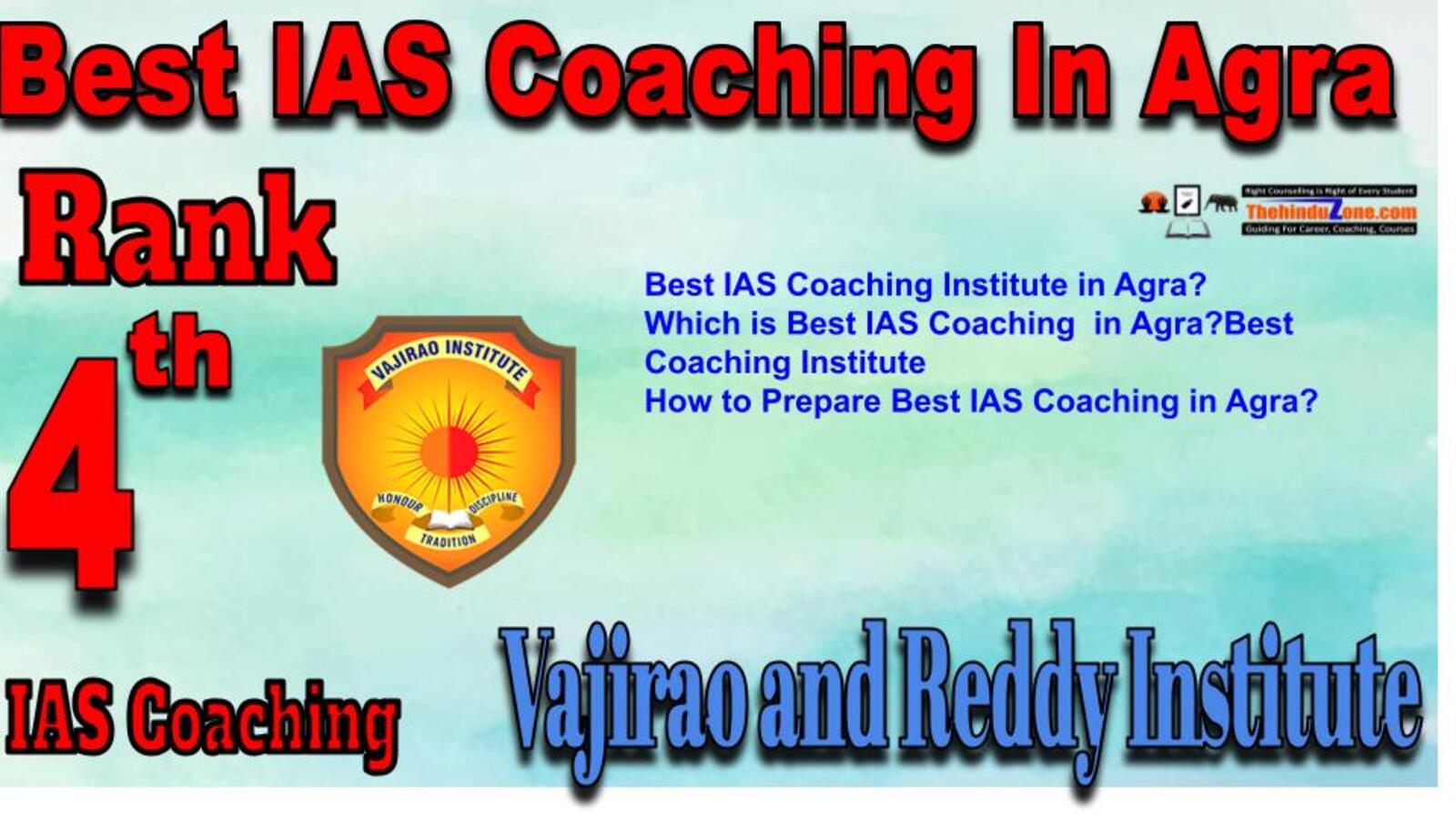 Rank 4 Best IAS Coaching in Agra