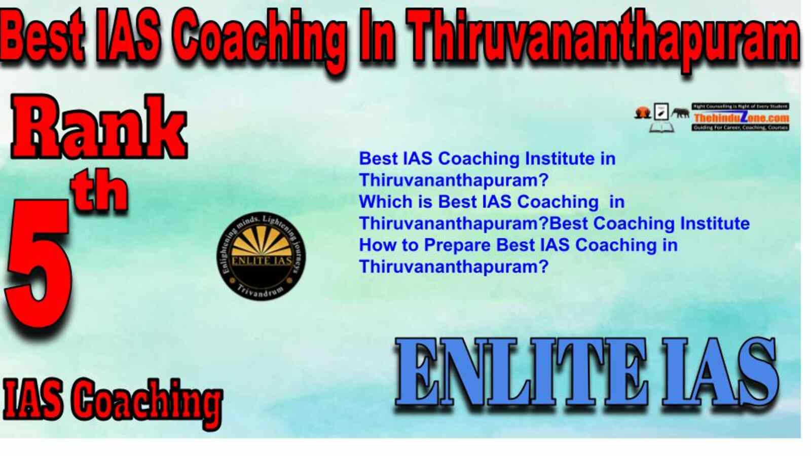 Rank 5 Best IAS Coaching in Thiruvananthapuram