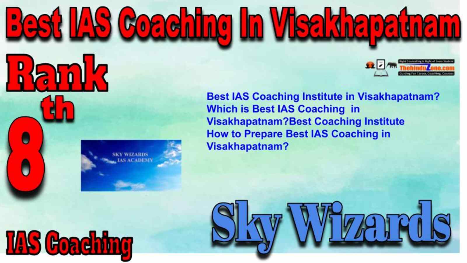 Rank 8 Best IAS Coaching in Visakhapatnam