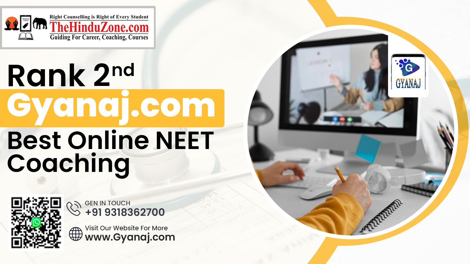 Rank No. 2 – Gyanaj.com | Best NEET Coaching in India