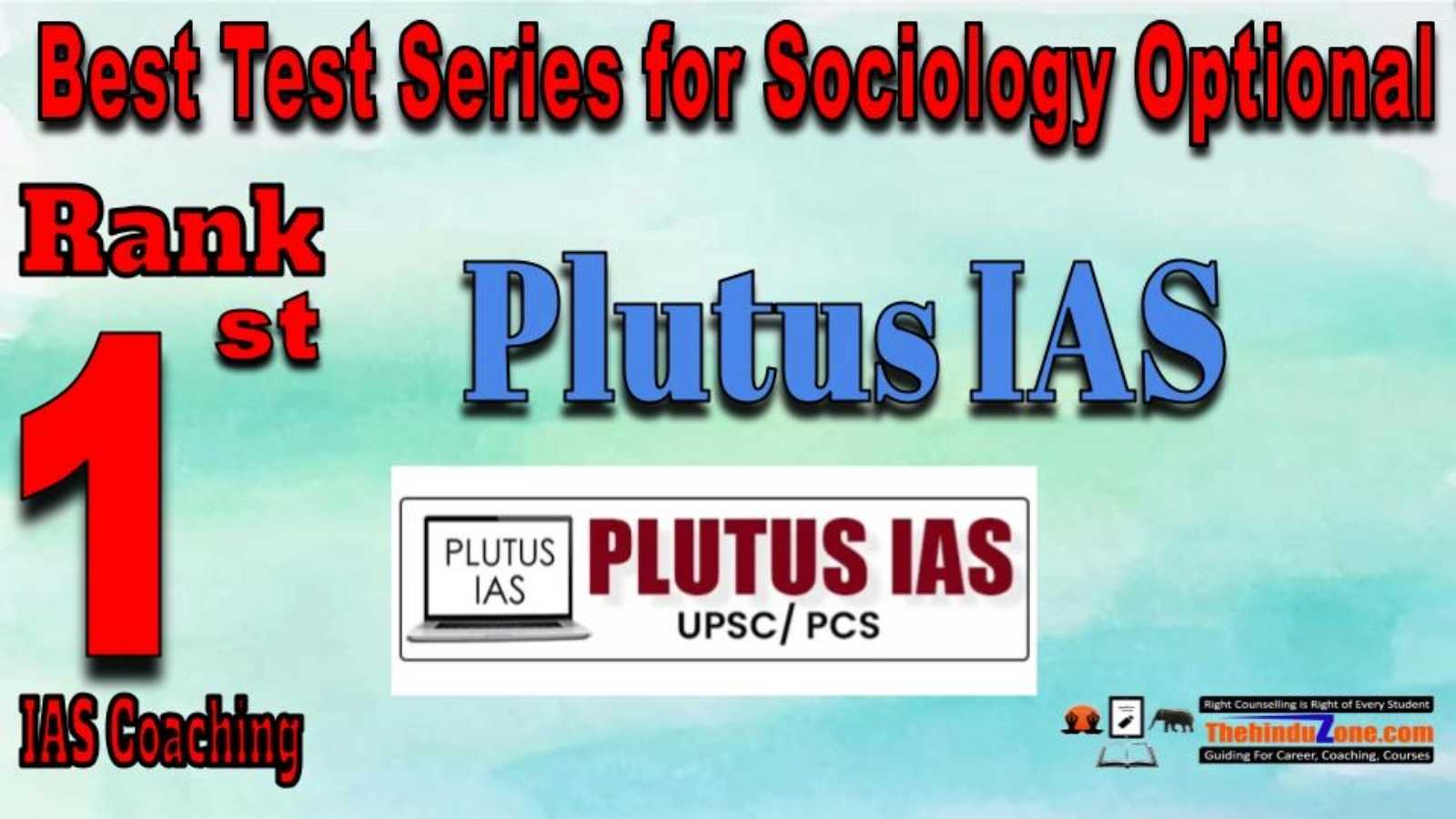 Rank 1 Plutus IAS Best Test Series for Sociology Optional