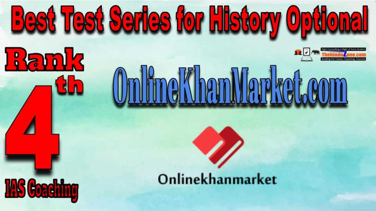  Rank 4 OnlineKhanMarket.com Best Test Series for History Optional
