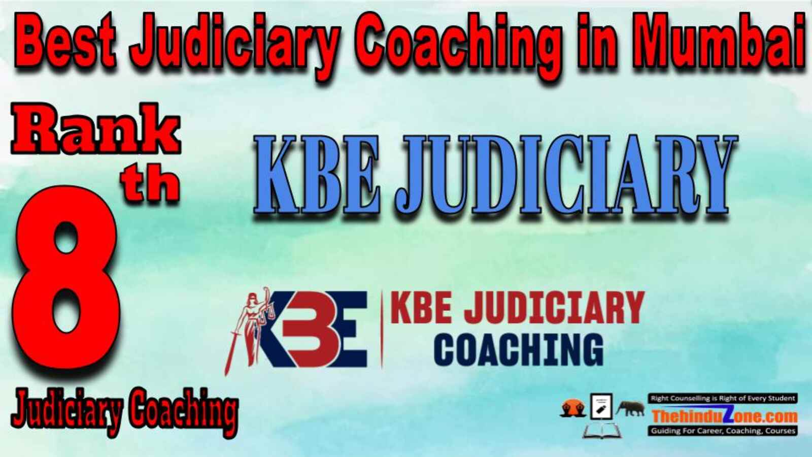 Rank 8. KBE JUDICIARY COACHING Best Judiciary Services Coaching in Mumbai