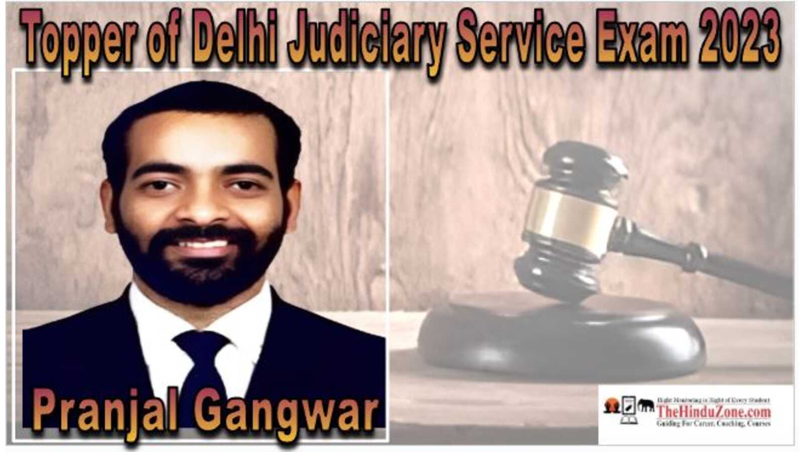 Topper of Delhi Judiciary Service Exam 2023