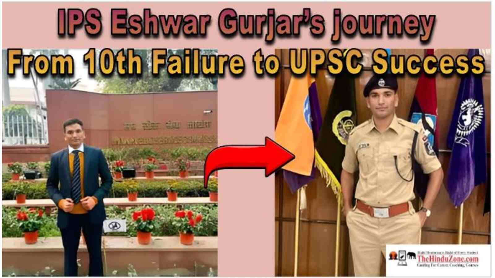IPS Eshwar Gurjar’s journey from 10th Failure to UPSC Success
