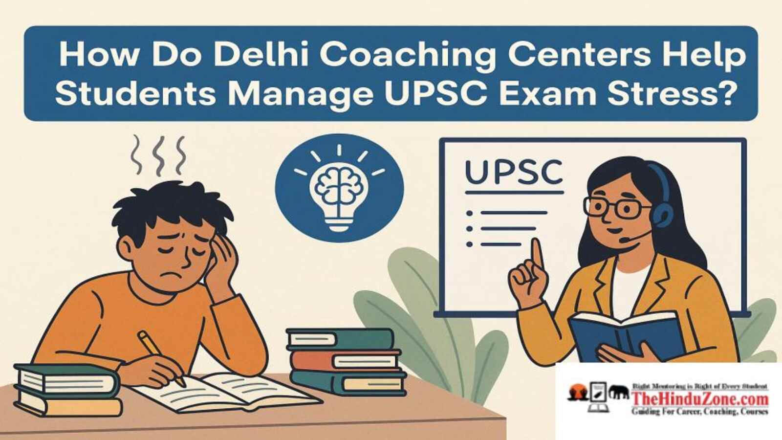 How Do Delhi Coaching Institutes Help Students Manage UPSC Exam Stress
