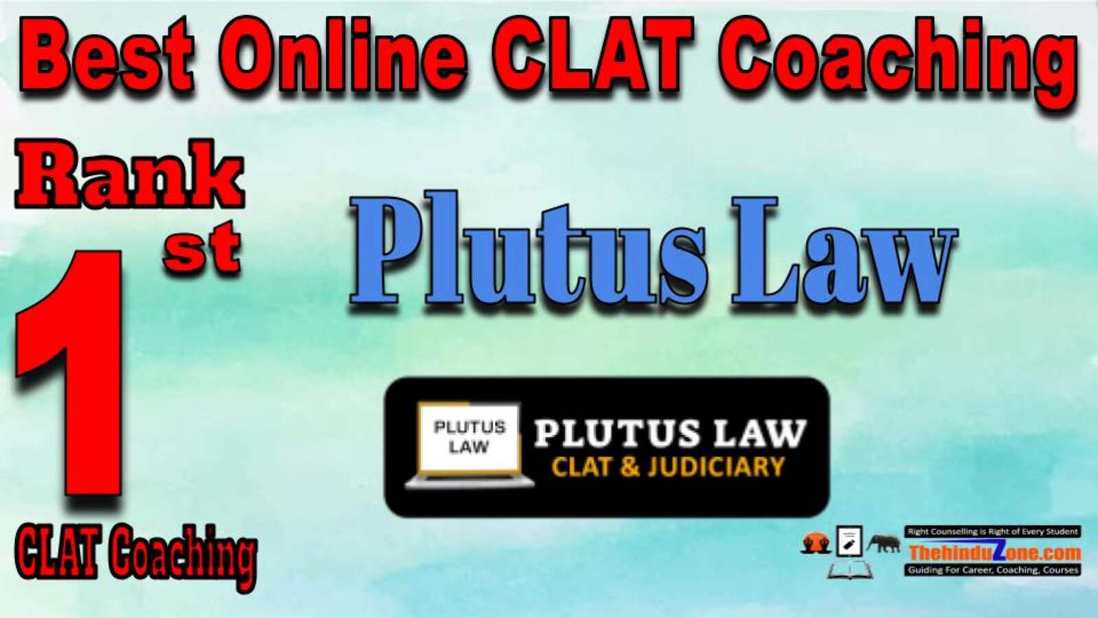Rank 1. Plutus Law Best Online CLAT Coaching