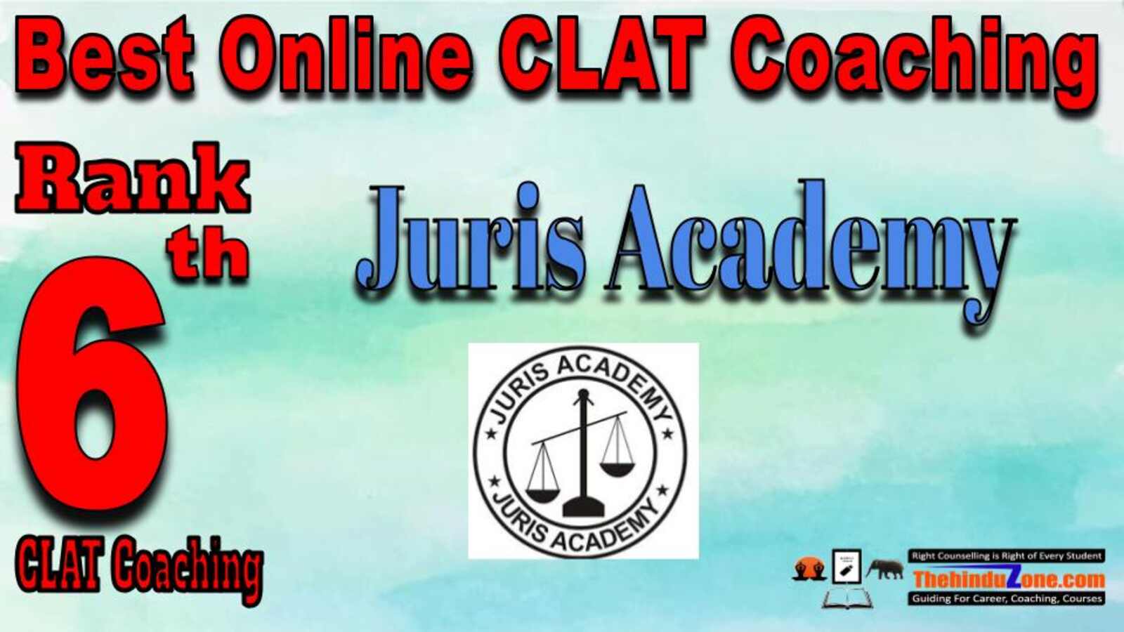 Rank 6. Juris Academy Best Online CLAT Coaching