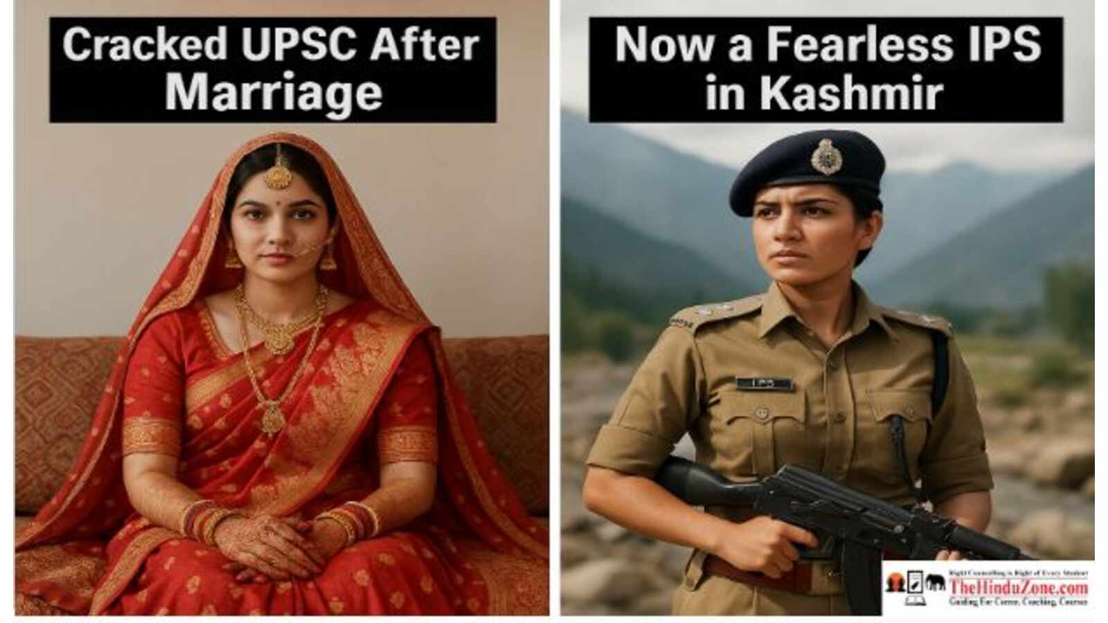 Cracked UPSC After Marriage, Now a Fearless IPS in Kashmir!