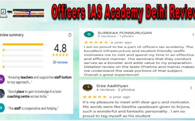 Officers IAS Academy Delhi Reviews