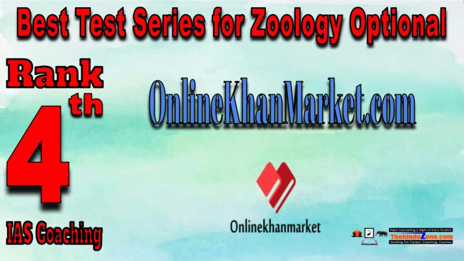 Rank 4 OnlineKhanMarket.com Best Test Series for Zoology Optional is